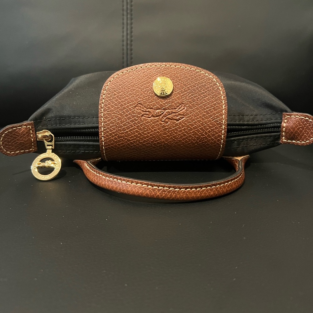 AUTHENTIC Longchamp le pliage original pouch with handle - Picture 7 of 10